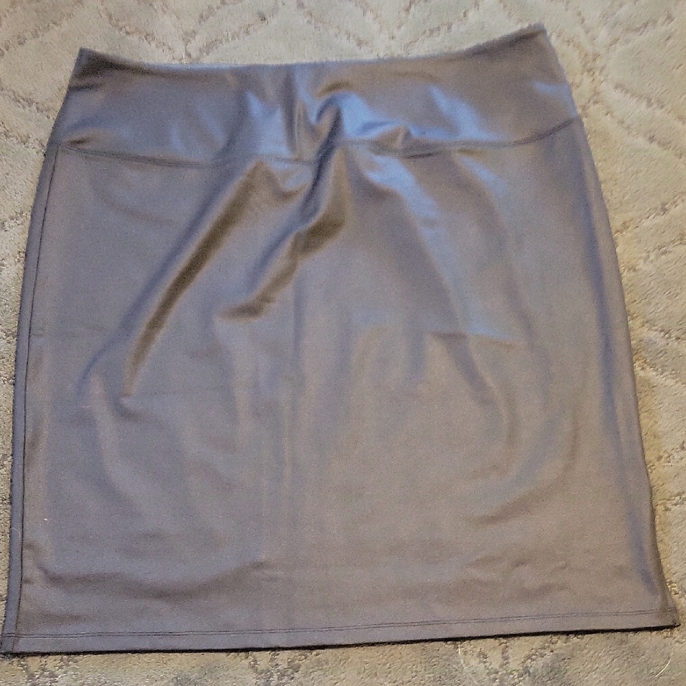 Women with Control Black Stretch Pencil Skirt
